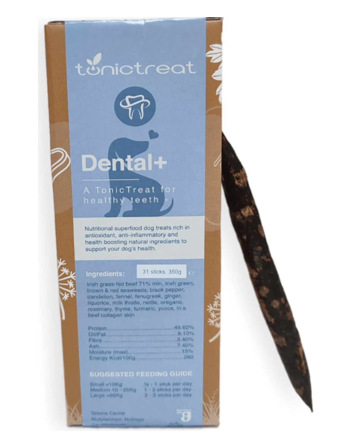 Tonic treats  - DENTAL STICK. sunde godbids stænger.